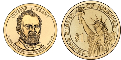 2011 Ulysses S. Grant Presidential Dollar - Single Coin