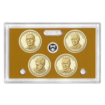 2015 Presidential 4-coin Proof Set No Box or COA