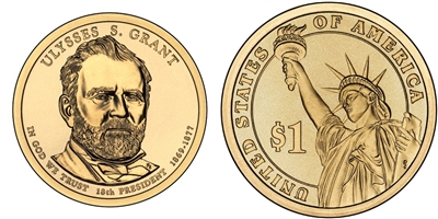 2011 - D Ulysses S. Grant - Roll of 25 Presidential Dollar