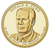 2016 - P Gerald R. Ford - Roll of 25 Presidential Dollar