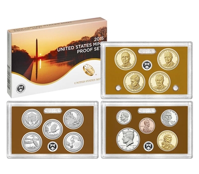 2015 U.S. Mint Clad Proof Set in OGP with CoA