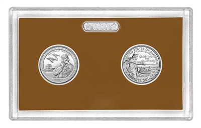 2021 - S Clad Proof National Park Quarter 2-pc Set No Box or CoA