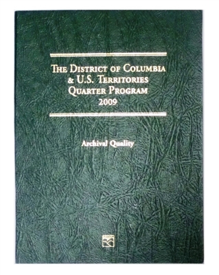 Complete 12-coin 2009 P&D Set of D.C. & Territory Quarters in a Littleton Folder