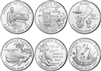 2009 P and D BU Territory Quarter 12 Coin Set