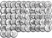 Complete 1999 thru 2009 P&D 112-coin B.U. State Quarter Set