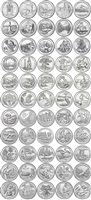 2010 - 2021 P Mint 56 Coin National Park Quarter Set