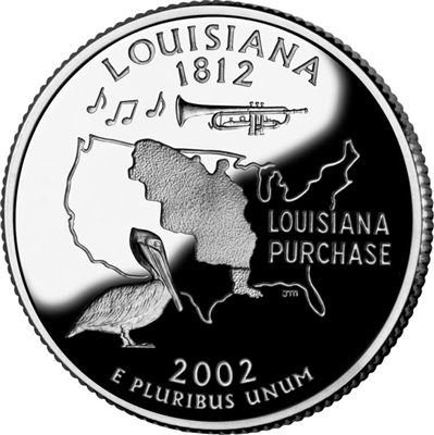 2002 - P Louisiana State Quarter