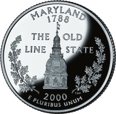 2000 - P Maryland State Quarter