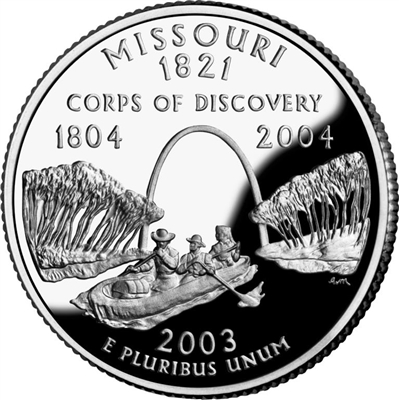 2003 - D Missouri - Roll of 40 State Quarters