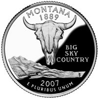 2007 - D Montana State Quarter