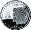 2000 - P New Hampshire - Roll of 40 State Quarters