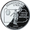 1999 - P Pennsylvania - Roll of 40 State Quarters