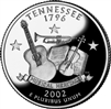 2002 - P Tennessee - Roll of 40 State Quarters