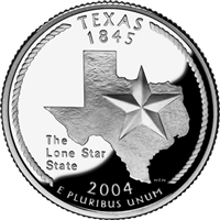 2004 - D Texas State Quarter