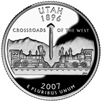 2007 - D Utah State Quarter