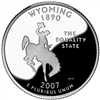 2007 - D Wyoming - Roll of 40 State Quarters