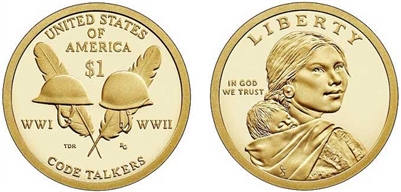 2016 - S Proof Sacagawea Dollar