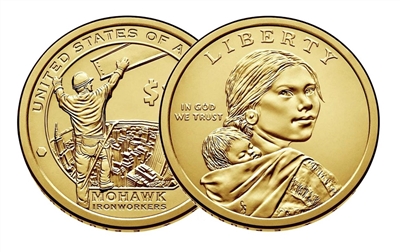 2015 - D Sacagawea Dollar - 25 Coin Roll