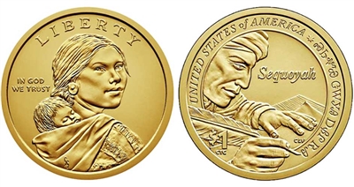 2017 - D Sacagawea Dollar - 25 Coin Roll