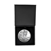 2005 U.S. Silver Eagle in Plastic Air Tite in Magnet Close Black Gift Box - Gem Brilliant Uncirculated