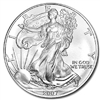 2007 U.S. Silver Eagle - Gem Brilliant Uncirculated with Certificate of Authenticity