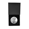 2021 U.S. Silver Eagle in Plastic Air Tite in Magnet Close Black Gift Box - Gem Brilliant Uncirculated