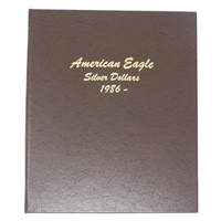 1986 - 2023 Silver Eagle 36 Coin Set in Dansco Deluxe American Eagle Silver Dollar Album #7181