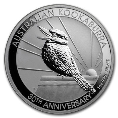 2020 30th Anniversary Australian Kookaburra One Ounce Silver Coin
