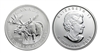 2012 Canadian Moose One Ounce Silver Coin