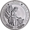 2021 - 20 Coin Roll of 1 oz St. Helena Napoleon Angel Silver Coin Brilliant Uncirculated