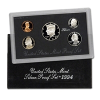 1994  S U.S. Mint Silver Proof Set in OGP with CoA