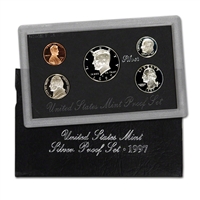 1997 S U.S. Mint Silver Proof Set in OGP with CoA