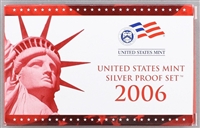 2006 U.S. Mint 10-coin Silver Proof Set - OGP box & COA