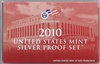 2010 U.S. Mint 14-coin Silver Proof Set - OGP box & COA