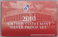 2010 U.S. Mint 14-coin Silver Proof Set - OGP box & COA