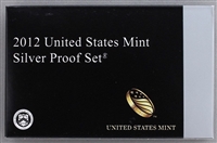 2012 U.S. Mint 14-coin Silver Proof Set - OGP box & COA