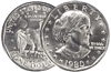 1980 - D Susan B. Anthony Dollar - Single Coin