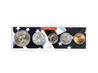 2007 Birth Year Coin Set in American Flag Holder