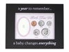 2023 Birth Year Coin Set in Pink Baby Picture Frame Holder