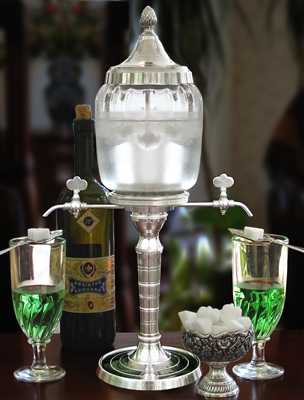 Bistro Petite Absinthe Fountain Set With Glasses & Spoons