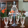 Rozier Fee 4 Spout Absinthe Fountain With Glasses & Spoons