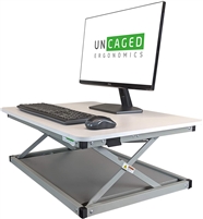 Uncaged Ergonomics CHANGEdesk MINI - Sit to Stand Desk Riser for Laptops - WHITE
