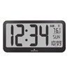 Jumbo Panoramic 8 Time Zone Atomic Clock (BLACK)