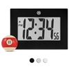 Large Digital Frame Clock with 3.25" Digits (BLACK)