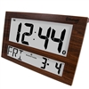 Marathon Jumbo Bluetooth Clock System for iOS/Android (WOOD GRAIN)