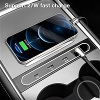 Center Console USB Charging Hub for Tesla Model 3/Y