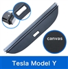 Rear Trunk Retractable Cargo Cover for Tesla Model Y (Canvas)