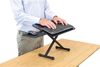 KT3 Ergonomic Adjustable Height & Tilt Keyboard Stand (Black)