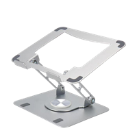 RISE Swivel Adjustable Laptop Desk Stand 2.0- Silver