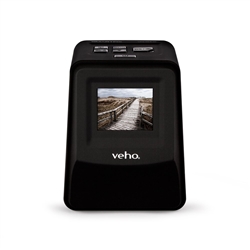 Veho Smartfix Portable Negative Film & Slide Scanner with 135 Slider Trays for 135/110/126 - Black (VFS-014-SF)